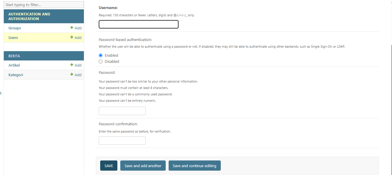 Cara Membuat artikel dengan Django edisi 5